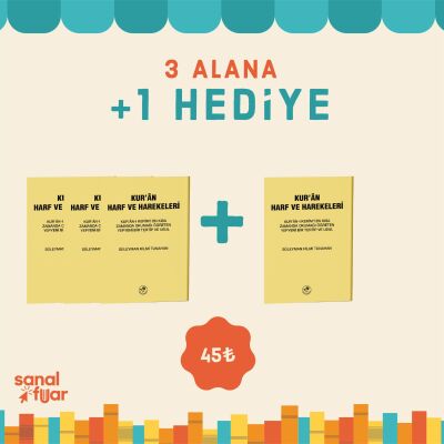 3 AL 1 HEDİYE-4-KUR'AN HARF VE HAREKELERİ (ORTA) - 1