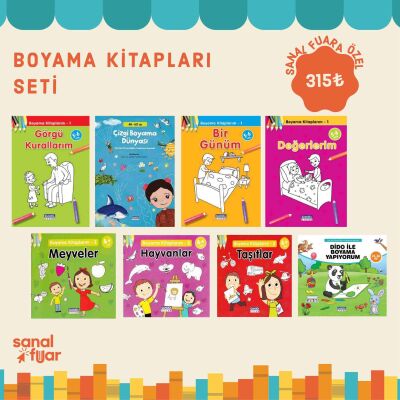 BOYAMA KİTAPLARI SETİ - 1