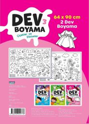 DEV BOYAMA-3 (Çiçekler ve Elbiseler) - 2