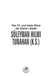 EBU'L FÂRUK SÜLEYMAN HİLMİ TUNAHAN (K.S.) (SİLİSTREVÎ) (Almanca) - 1
