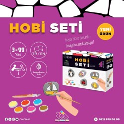 Hobi Seti Taş Boyama - Zet Zeka