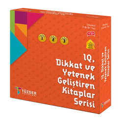 ​IQ, Dikkat ve Yetenek Geliştiren Kitaplar (İlkokul) Serisi 9'lu Set - Draw, Cube, Find, Solve, Mind, Crossword, Coordinate, Matrix, Algorithm - 1