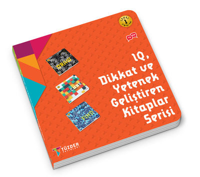 ​IQ, Dikkat ve Yetenek Geliştiren Kitaplar (İlkokul) Serisi Level 1 - Draw, Cube, Find - 1