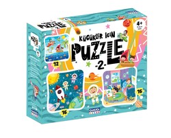 Küçükler İçin Puzzle - 2 (Kutulu) - Çamlıca Çocuk Yayınları