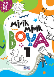 Minik Minik Boya - 1 (2-3 Yaş) - Çamlıca Çocuk Yayınları