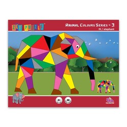 Zet Puzzle Animal Colours Series-3 Fil/Elephant - 1