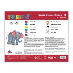 Zet Puzzle Animal Colours Series-3 Fil/Elephant - 2